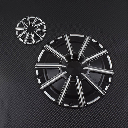 Motorcycle CNC 5 Holes Engine Derby Timer Timing Cover Black For Harley Touring Road Glide Heritage Softail Fat Boy FLSTF Dyna