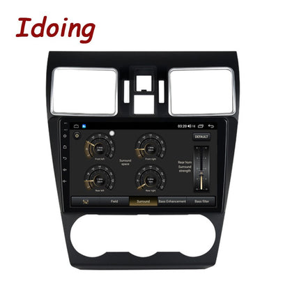 Idoing 9"Car Android Radio Vedio GPS Player For Subaru WRX 2016-2021 GPS Navigation Carplay Auto Head Unit Plug And Play No 2Din
