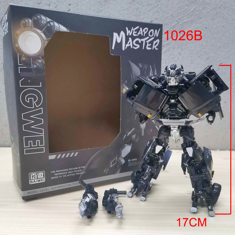 Baiwei Shockwave TW1028 Transformation Toys Sentinel Prime TW1024 Modelo Ironhide TW1026 Robô Bumblebee TW1025 Boneco TW1030