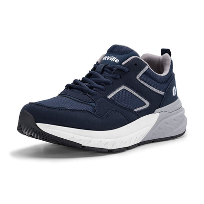 Tênis de Corrida Masculino FitVille Mais Novo 4E de Largura com Suporte de Arco para Pés Chatose Alívio da Dor no Calcanhar Fascite Plantar