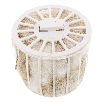 Idílico Tecido Ninho de Pássaro Material Cordão Algodão e Juta Nidificação Artificial Suporte para Café Finch