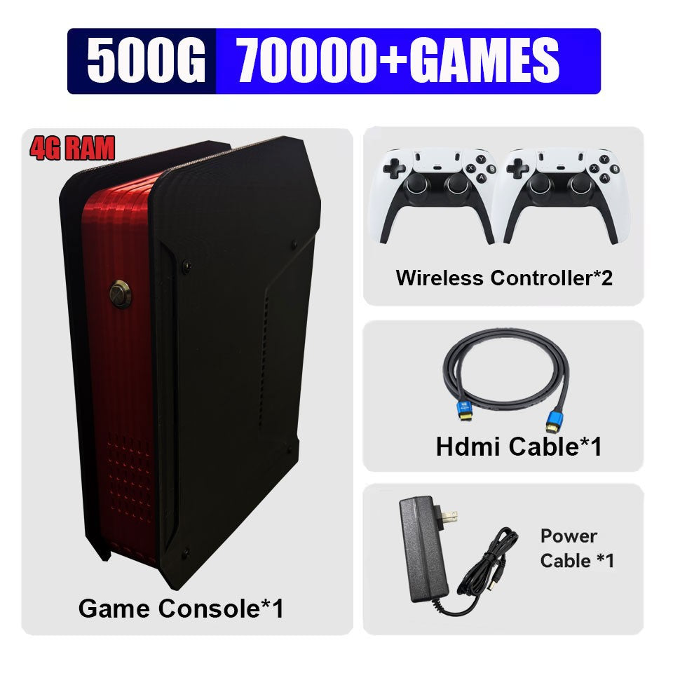 X4 Retro Video Game Console With 1T Dual-system and I3-3110M CPU  For PS2/PSP/WII/N64/DC/SS Children Gaming Gifts For Men Gift