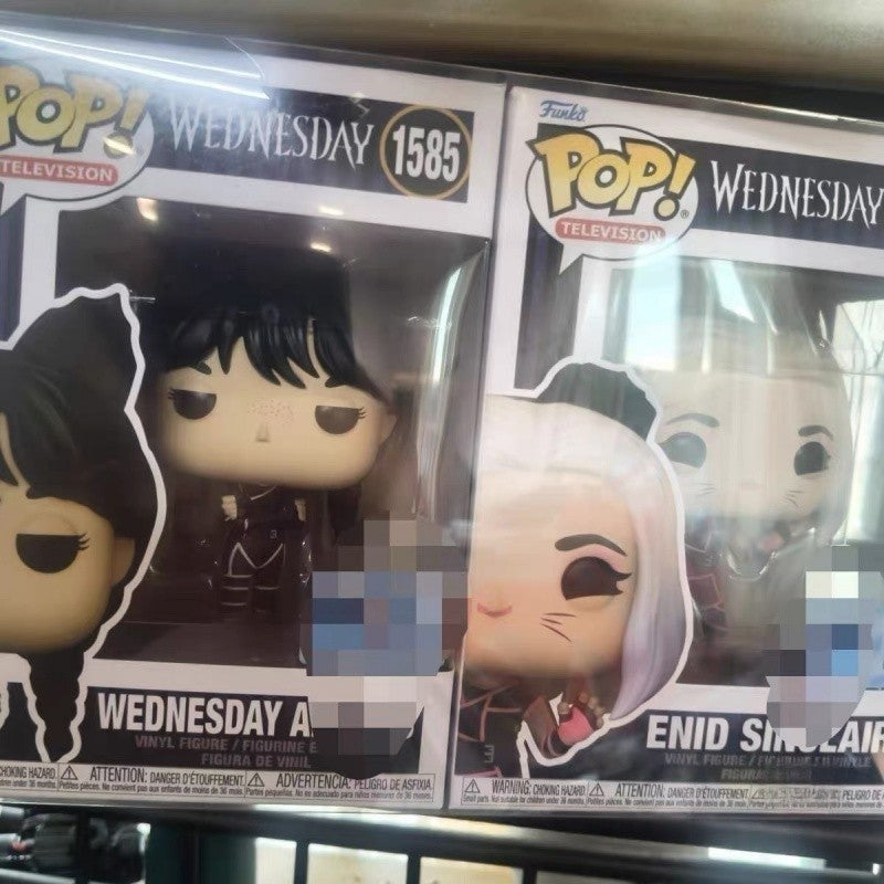 Funko Pop Wandinha Bonecos de Brinquedo Wandinha Addams Enid Sinclair Anime Ação Estatuetas de Vinil Bonecas Brinquedos de Edição Limitada