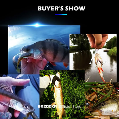Bazuca 100mm 150mm Isca de Pesca Big Easy Shiner Shad Worm Silicone T Cauda Iscas Macias Wobbler Swimbait Pesca Baixo Perca Inverno