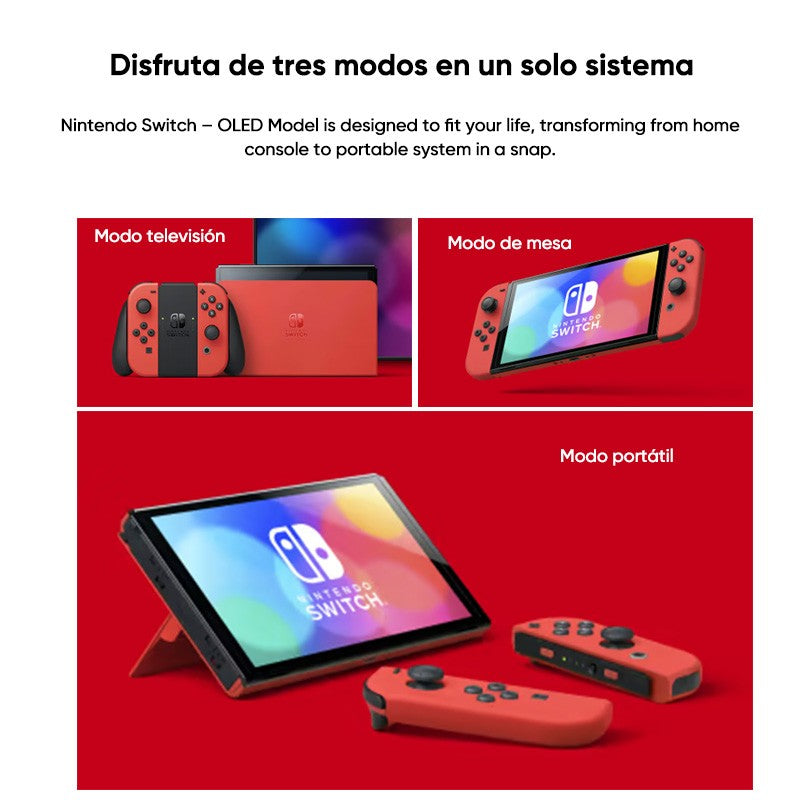 Original Nintendo Switch OLED Model White set Vivid 7” OLED screen 64 GB internal storage Wide adjustable stand