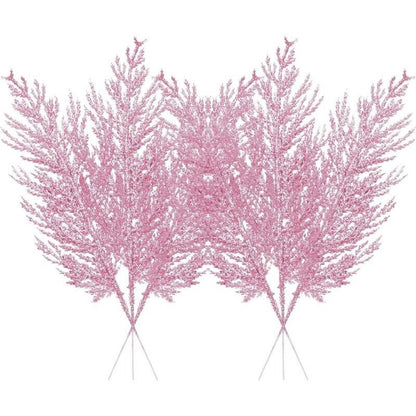 5Pcs Christmas Decoration Artificial Pine Leaves Branches Xmas Tree Pendent for Home Decor New Year Navidad DIY Garland Ornament