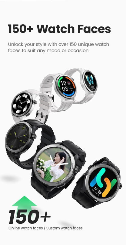 Smartwatch HAYLOU Solar Neo Tela HD de 1.53'' Monitoramento de Saúde 24H Chamada Bluetooth Smartwatch Masculino Feminino Relógios Esportivos Inteligentes