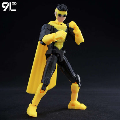 Boneco de Ação Multiarticulado 3D Impresso Dummy13 Homem-Aranha 9L3D Colecionável Marvel com Braços Articulados Boneco para Animação Stop Motion