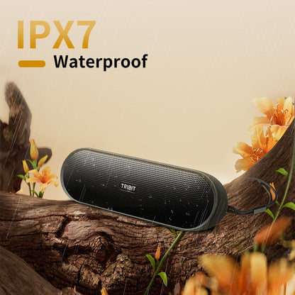 Caixa de Som Portátil Bluetooth TRIBIT XSound Plus 2, 30W de Potência, à Prova d'Água IPX7, Sem Fio, 24 horas de Reprodução Para Acampamento, Caminhada