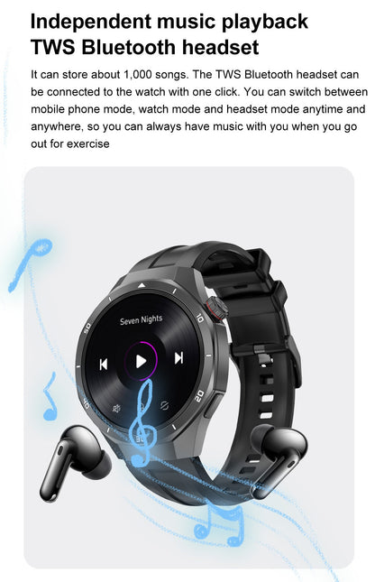 2025 New For HUAWEI GT 5 Pro 32Gb Memory SmartWatch AGPS Beidou Navigation Sapphire Screen HD Video Bluetooth Call SmartBracelet