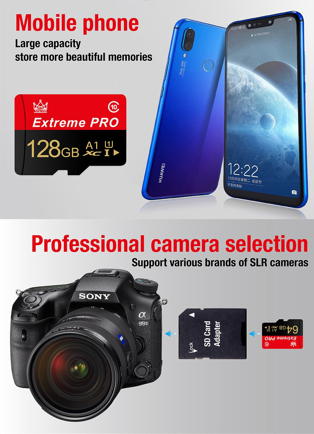 Memory Card 128gb Class 10 Mini SD Card 32gb A1 64gb R Speed up Flash Cards 16gb TF card mini sd card for Mobile Phone Camera
