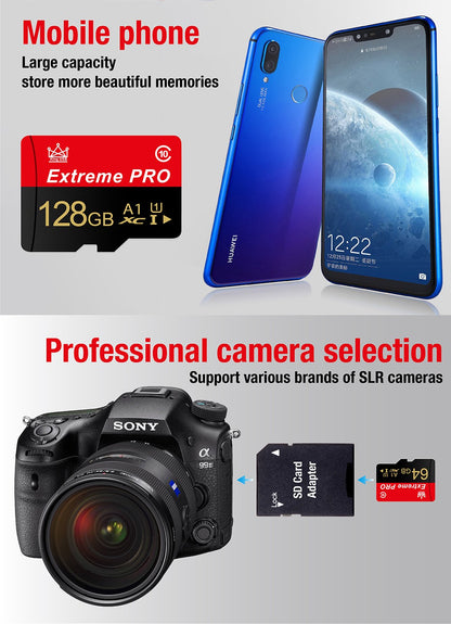 Memory Card 128gb Class 10 Mini SD Card 32gb A1 64gb R Speed up Flash Cards 16gb TF card mini sd card for Mobile Phone Camera