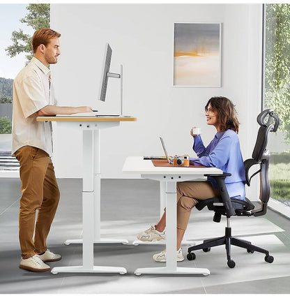 Height Adjustable Desk Motion Electric Sit Stand Up Down Computer Table Lift Motorized Gaming Desktop Modern Home Office Desks