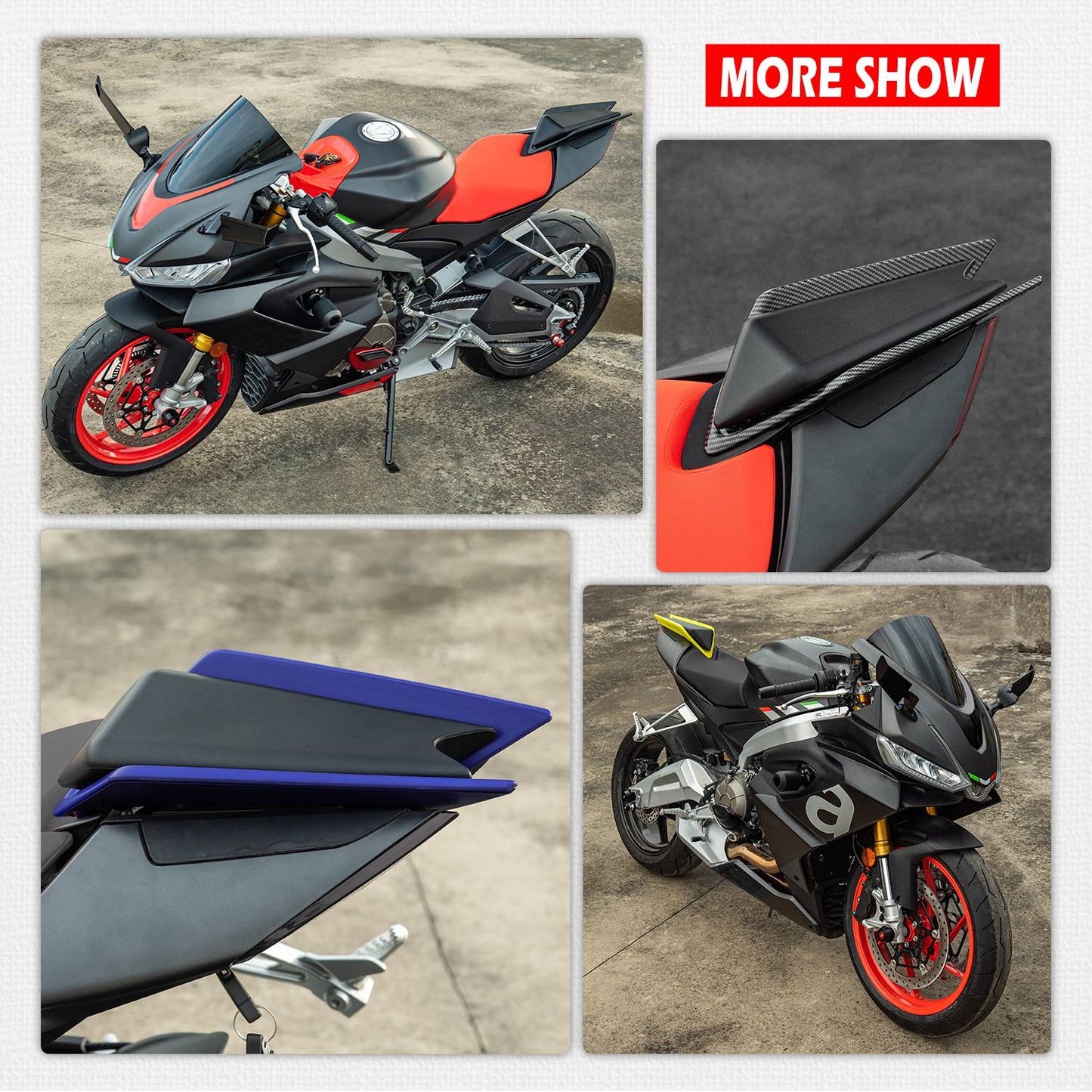 Para Aprilia RS660 Tuono660 RSV4 RS Tuono 660 Capa de Banco Traseiro de Moto Solo seat Cowl Pillion Carenagem 2020 2021 2022 2023 2024