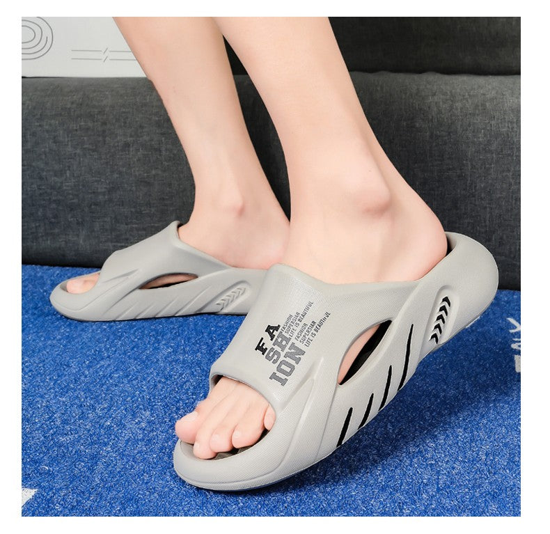 New Summer Man Massage Slippers 2023 Indoor Outdoor Sandals Beach Casual Shoes Soft Bottom Slippers Male Flip Flops Mens Sandals