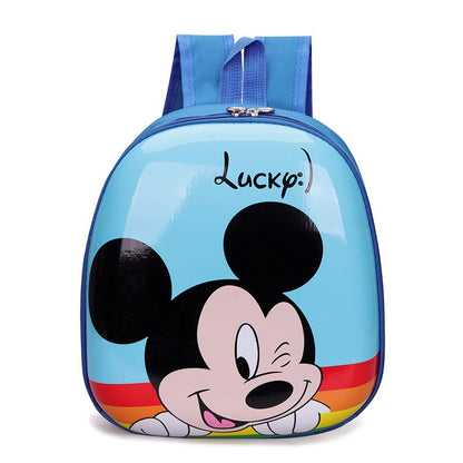 Mochila Minnie Fofa Menina Desenho Animado Disney Homem-Aranha Crianças Mochila Mickey Bolsa Escolar Infantil Elsa Bolsa de Ombro