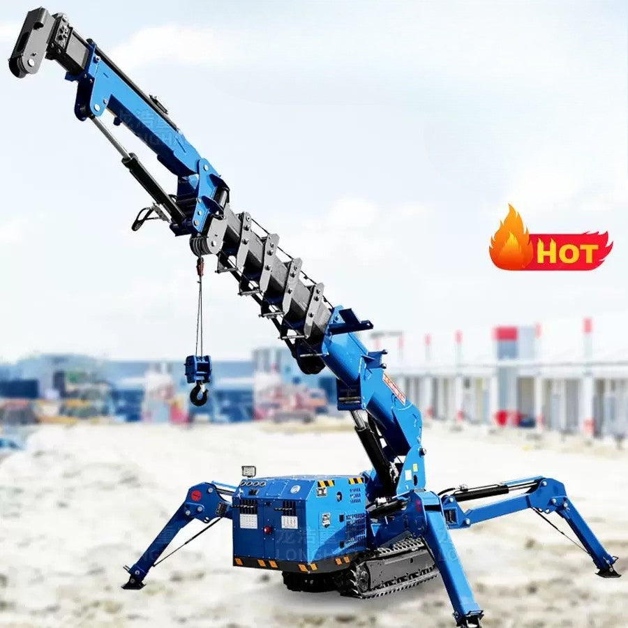 Guindaste Aranha de Trabalho Aéreo Personalizado, Guindaste Hidráulico Portátil de 8 Toneladas para Construção de Armazéns, Equipamento de Elevação, Mini Guindastes de Içamento