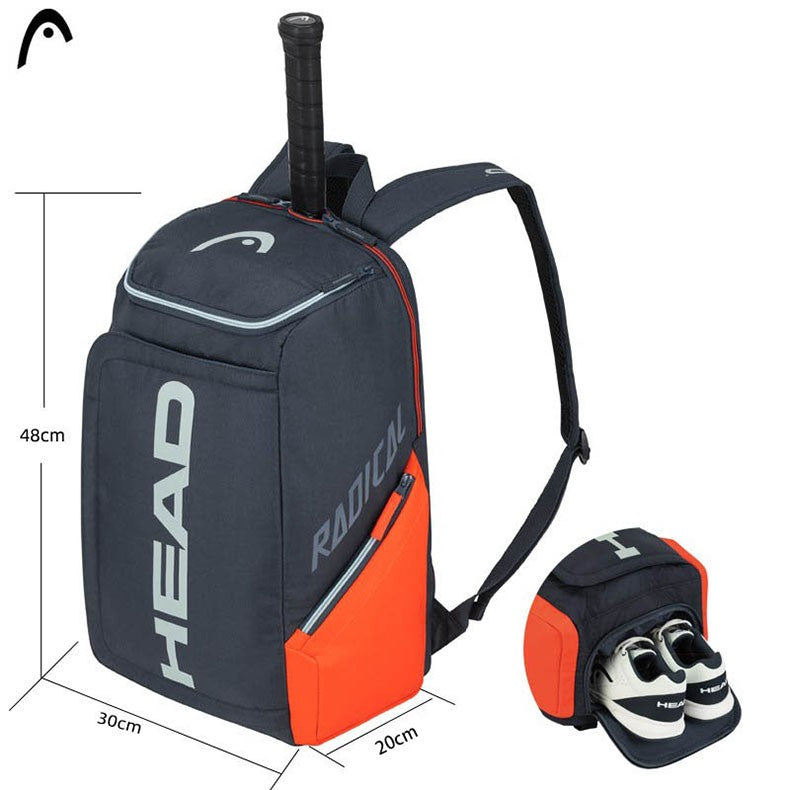HEAD Original Radical Tennis Backpack 2-Pack Raquetes Bolsa Masculina Bolsa de Tênis Feminina Padel Mochila Esportiva