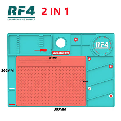 RF4 Microscópio Trinocular Estéreo Rotação 360° com Braço Articulado Suporte de Campo Amplo Câmera HDMI 4K Reparo de Solda de Placa PCB de Celular