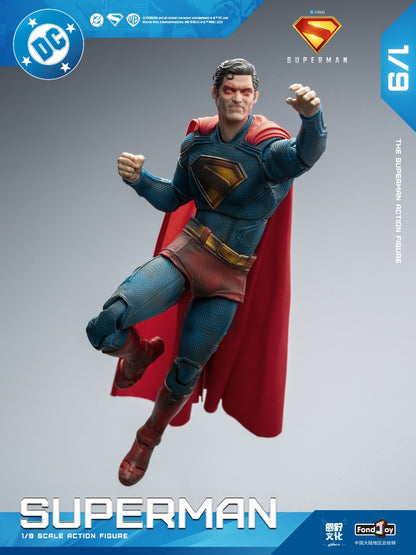 2025 Fondjoy Boneco de Ação Superman Danificado em Batalha David Corenswet 1/9 Novo Boneco Superman Pvc Articulado Brinquedo Infantil Presente Menino