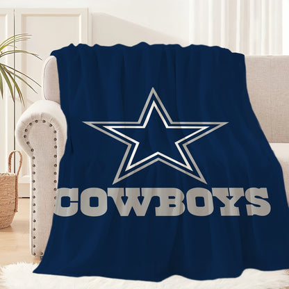 Dallas Cowboys Rugby Blanket Blanket for Couch Sofa Travel Home Hiking Picni Bed Beding Flannel Blanket birthday gift