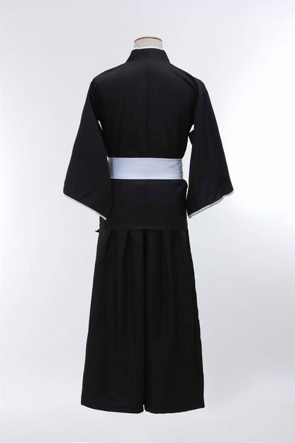BLEACH Kuchiki Rukia Shinigami Cosplay Costume Wig Shoes Set Anime Halloween For Woman Men Clothes