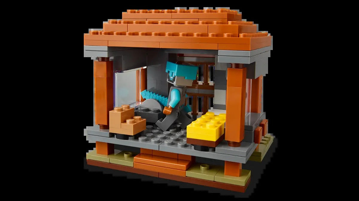 LEGO Blocos de Montar Meu Mundo Posto Avançado Predador e Blocos de Montar Clássicos Predador Brinquedos Presentes Infantis
