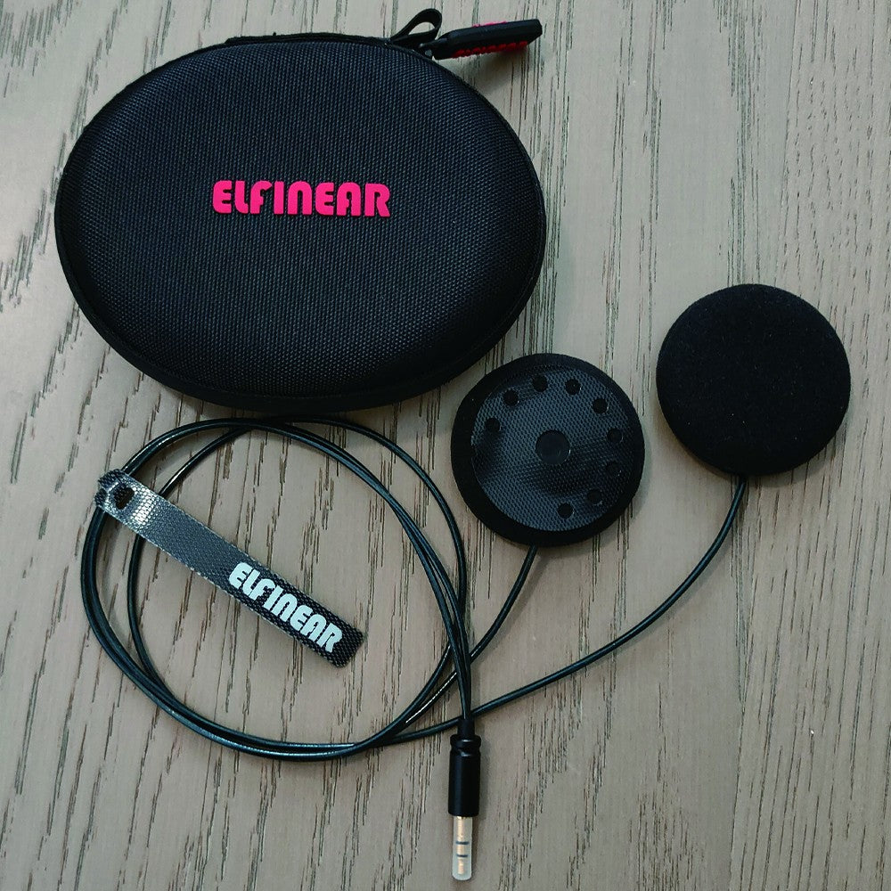 ELFINEAR Helmet Speakers Compatible With RESO/CARDO/ASMAX Devices Compatible with All 3.5mm Communicators