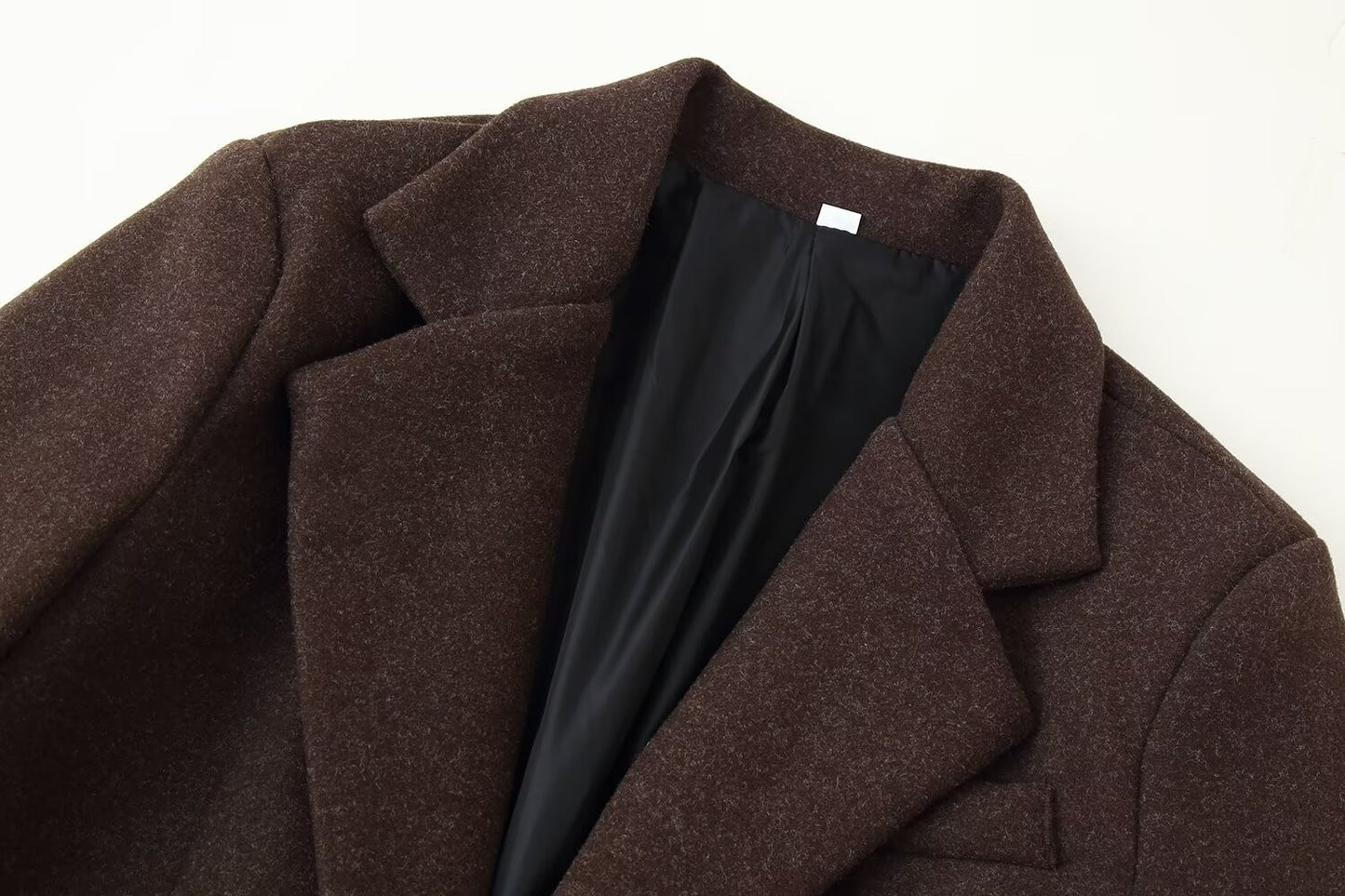 DiYiG WOMAN 2025 Autumn New Fashion Long Lapel Coat Chic Button All-match Long Sleeve Coat Outerwear Mujer