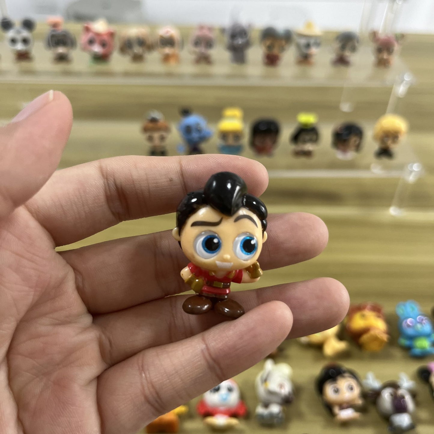 Anime Disney Doorables Kawaii Boneca Olhos Grandes Mickey Buzz Lightyear Bonecos de Ação Modelo Brinquedo Colecionável Desenho Animado Presentes Infantis