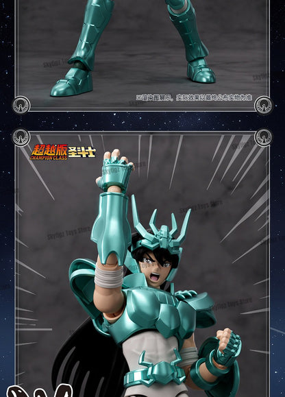BLOKEES Saint Seiya Segunda Edição Touro Dragão Capricórnio Sagitário Boneco de Ação Anime Brinquedos Presente de Natal Em Estoque