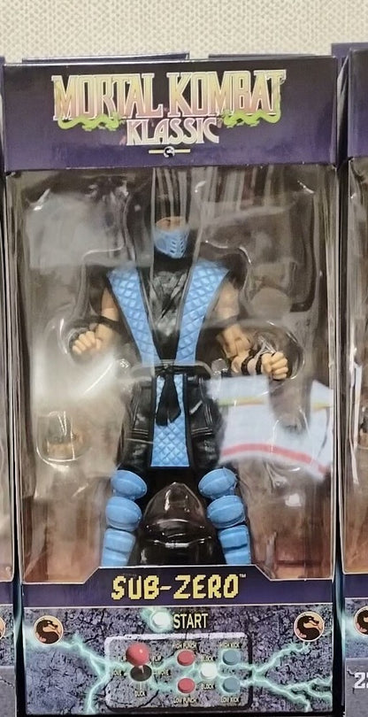 Jogo Mortal Kombat Spawn Sub Zero Scorpion Kitana Liu Kang 7" Boneco de Ação Articulado Brinquedo 17cm Colecionável Figuras de Ação do Jogo