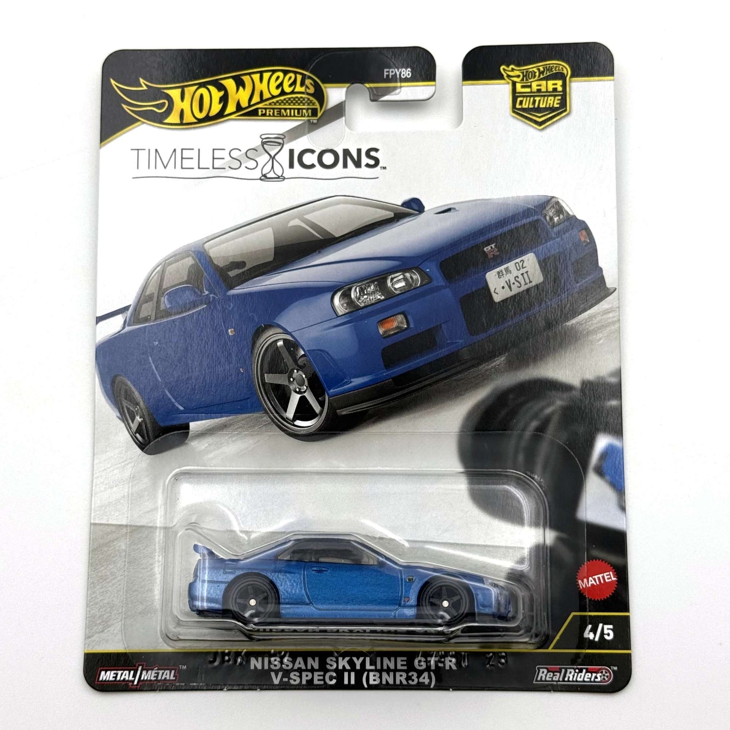 Hot Wheels FPY86 9C1N Timeless Icons Lexus LFA/Nissan Skyline/Porsche/Koenigsegg/Ferrari F50 Carro Miniatura de Metal Fundido 1/64