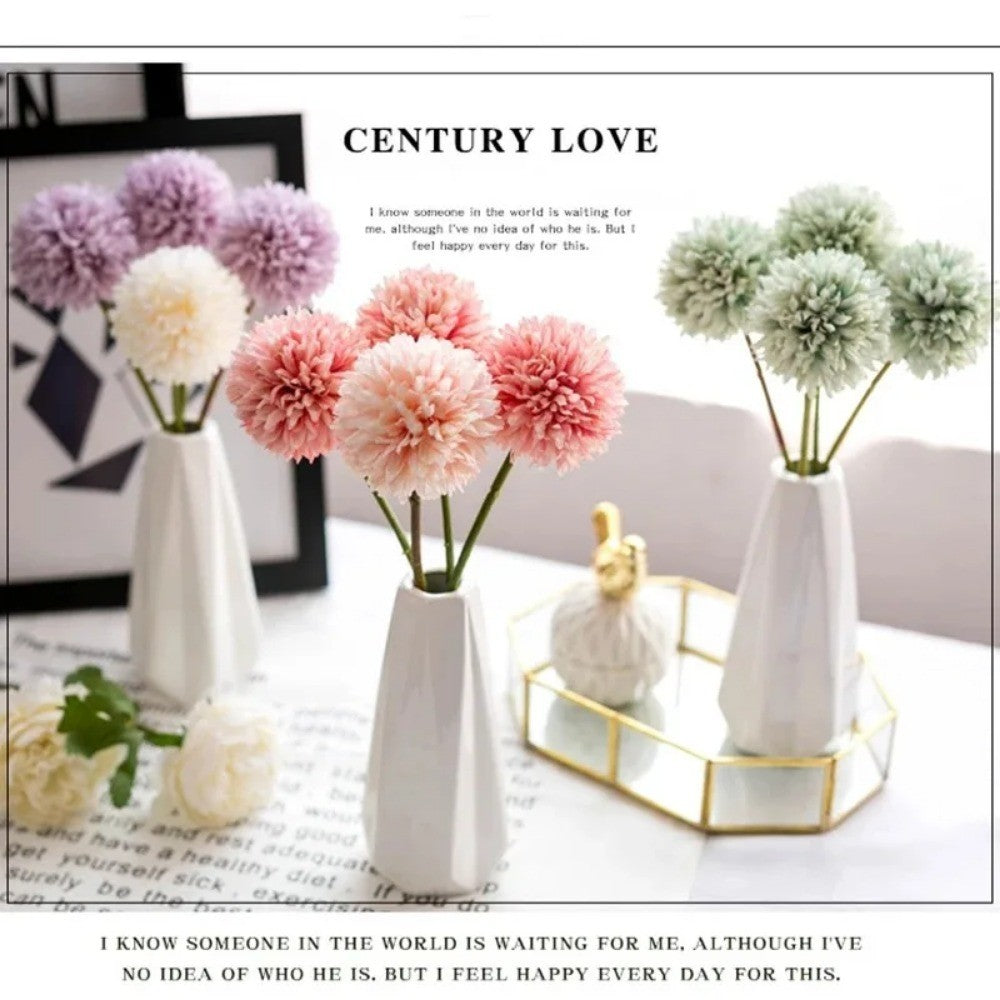 3/5Pcs Dandelion Flower Bouquet Valentine's Day Party Birthday Room Decoration New Year's Gift Supplies Hyacinth Wedding Decor