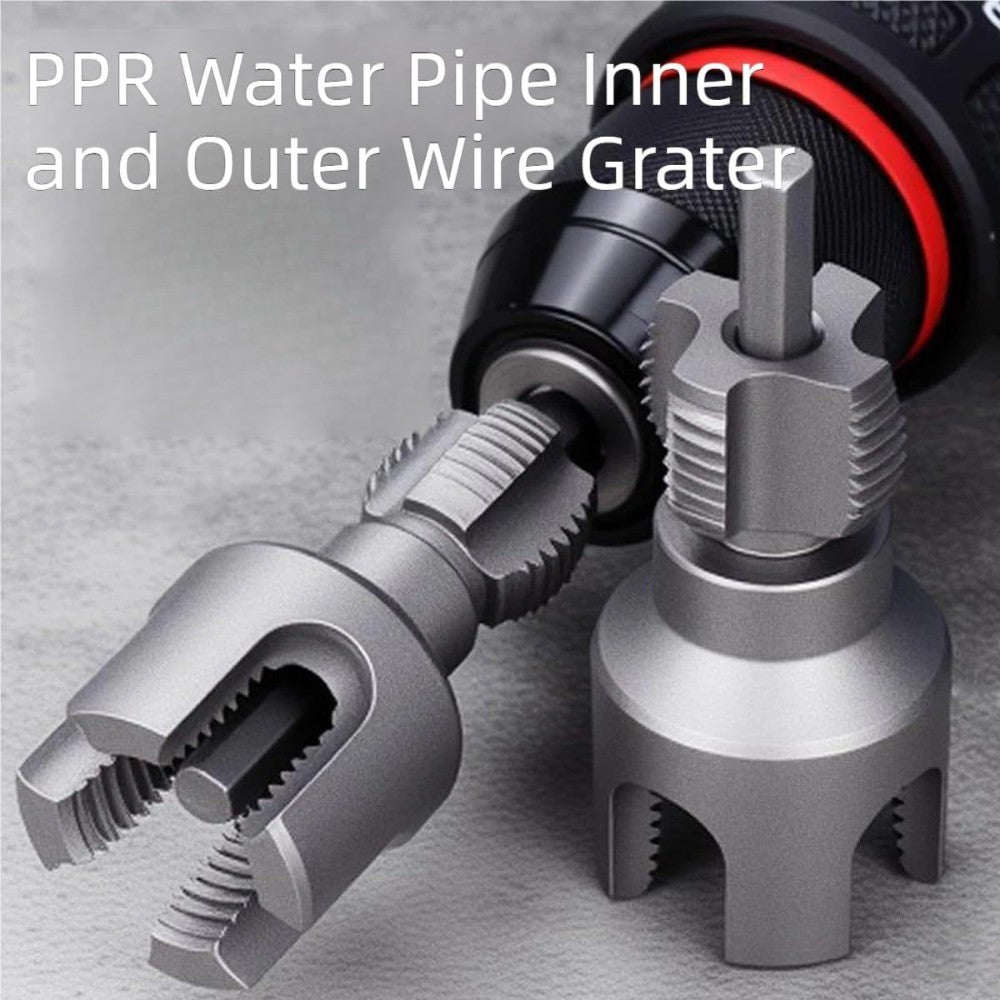 Ferramenta de Rosqueamento de Tubos DN15/20/25 Haste Hexagonal Rosca Interna Externa 1/2&3/4&1 POLEGADA Tubos de Água PPR PVC MPP Destacáveis