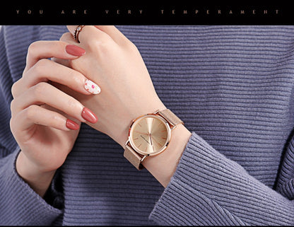 HANNAH MARTIN Brand Quality Stainless Steel Japan Quartz Movement Waterproof Women 36mm Full Rose Gold Ladies Dropshipping Watch