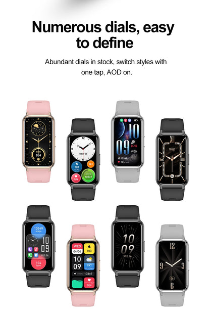 2025 New Grade Nursing Smart Watch AMOLED Blood Oxygen ECG + PPG Blood Pressure Body Temperature Bluetooth Health Smartwatch