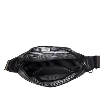 1 piece of minimalist messenger bag, Mailman bag, adjustable shoulder strap, zipper closed, fade resistant, durable for daily co