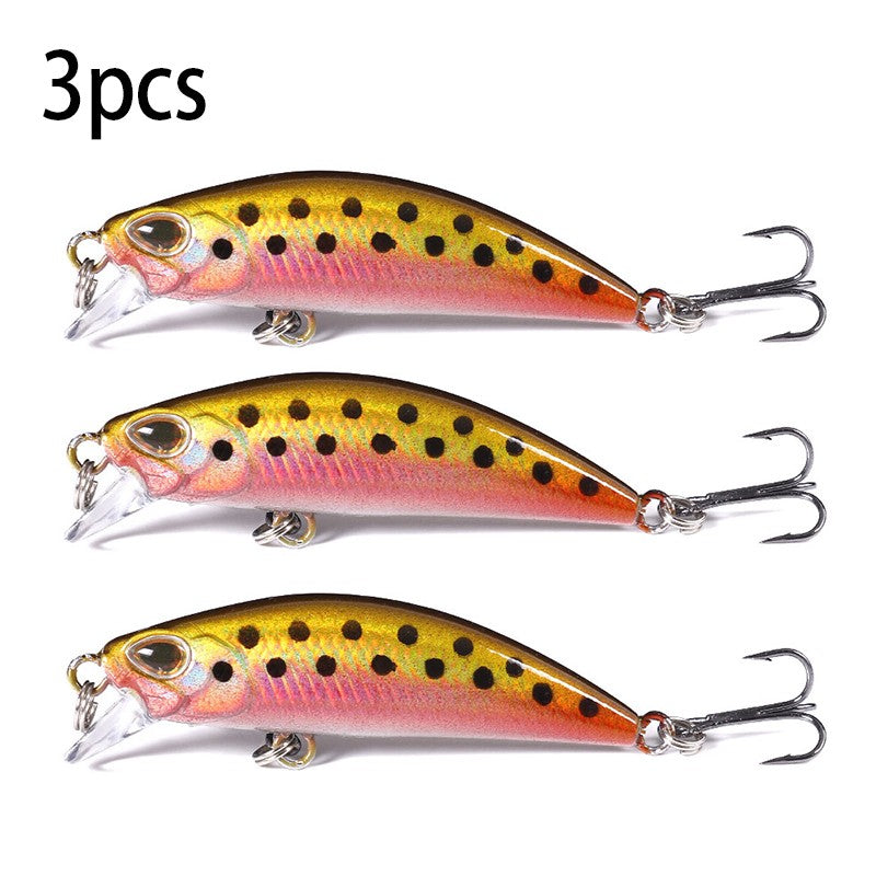 1Pcs 5.8Cm 5.4g Pesca Jerkbait Lure Sinking Minnow Fishing Lures Hard Bait Black Minnow Wobbler Fishing Tackle