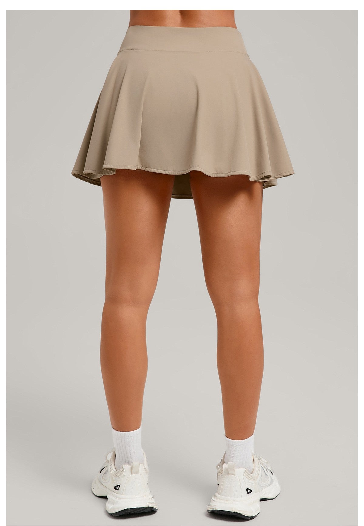 Women's Sports High Waisted Short Skirt Comfortable Breathable Belt Safety Pants and Pocket Tennis Workout Yoga Golf Mini Skirt