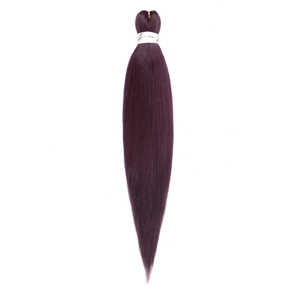 Cabelo Sintético Trançado Pré-esticado Profissional Sem Coceira Fibra Que Sela Em Água Quente 30'' Ombre Textura Yaki Extensões de Cabelo para Trança