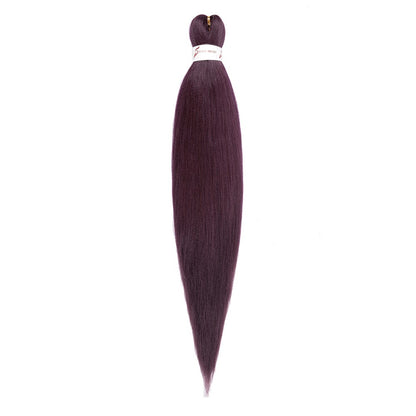 Cabelo Sintético Trançado Pré-esticado Profissional Sem Coceira Fibra Que Sela Em Água Quente 30'' Ombre Textura Yaki Extensões de Cabelo para Trança