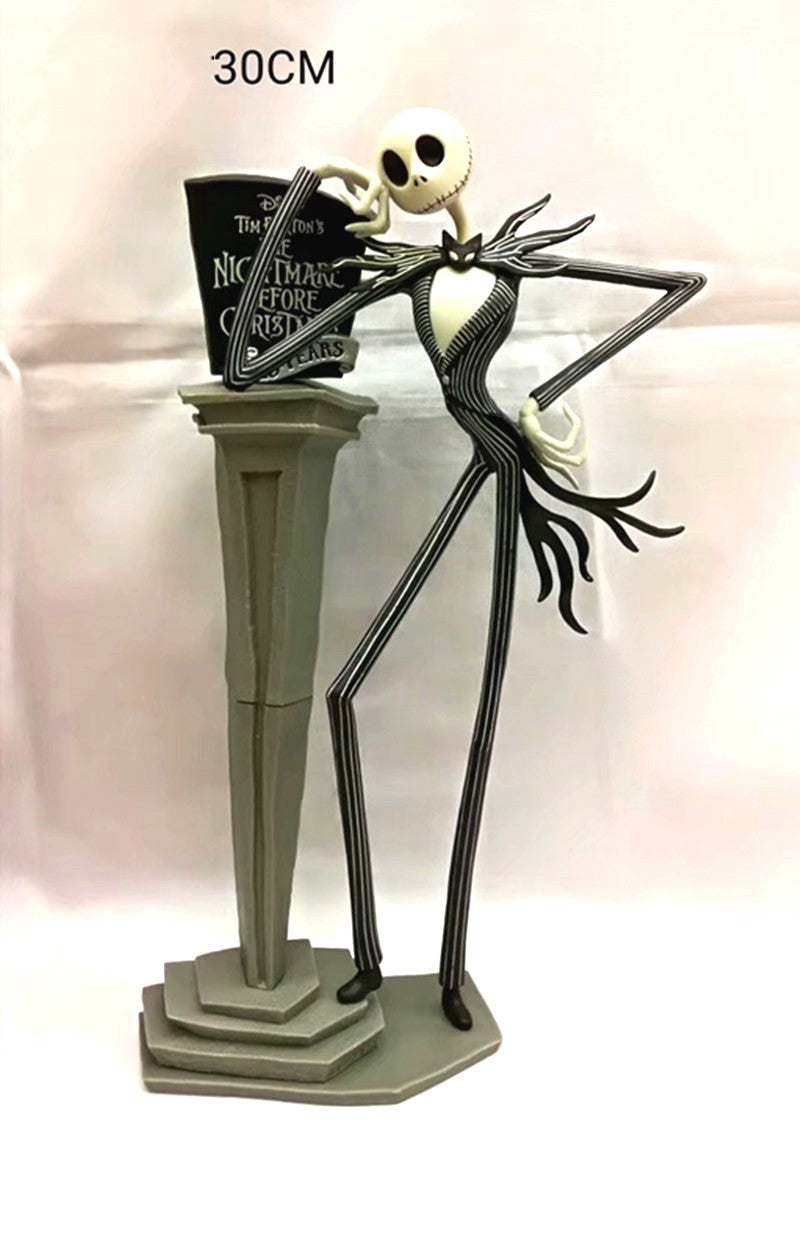 The Nightmare Before Christmas Jack Skellington 25 Anos Boneco de Ação Brinquedo