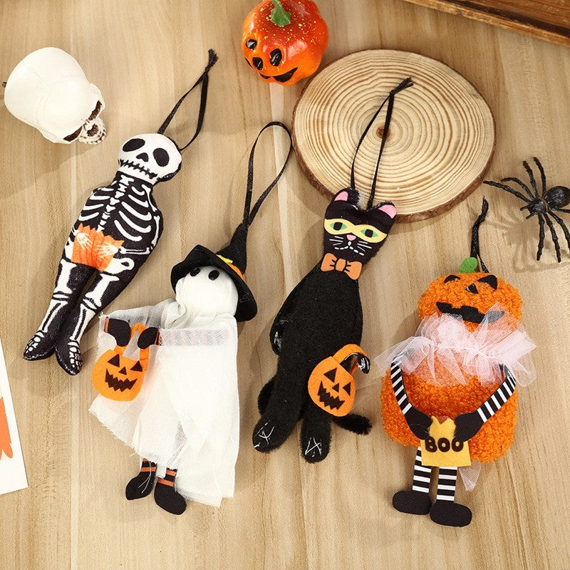 Halloween Hanging Ghosts Pendants Halloween Decorations 2026 Day of The Dead Party Favors Party Black Cat Accessories