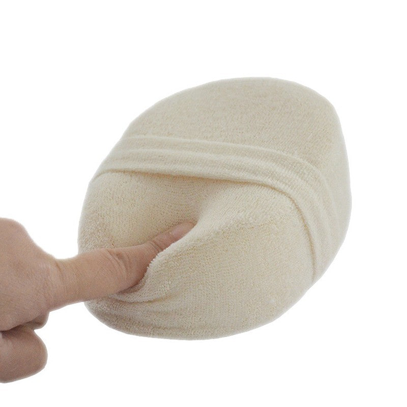 Esponja de Bucha Natural Toalha de Banho Unissex Esfrega Bucha Espessa Esfoliante Corporal para Banho Esfregaço Corporal Durável Saudável Escova de Massagem