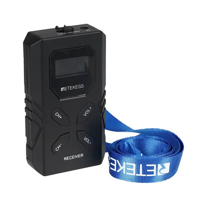 Retekess TT117 FM Sistema de Guia Turístico Transmissor Receptor para Museu Igreja Conferência Reunião Fábrica Treinamento 72-76MHz