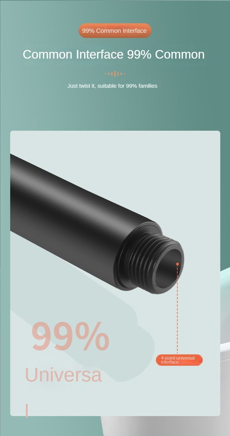 Chuveiro de Alta Pressão com 5 Modos, Chuveiro Ajustável com Mangueira, Economia de Água, Parada de Chave Única, Bico de Pulverização, Acessórios para Banheiro