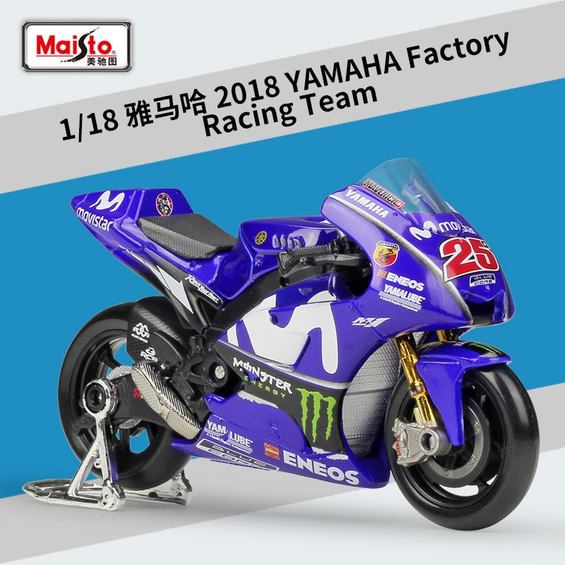 Maisto 1:18 2021 GP Racing Ducati Pramac Racing Veículos Die Cast Colecionáveis Modelo de Moto Brinquedos