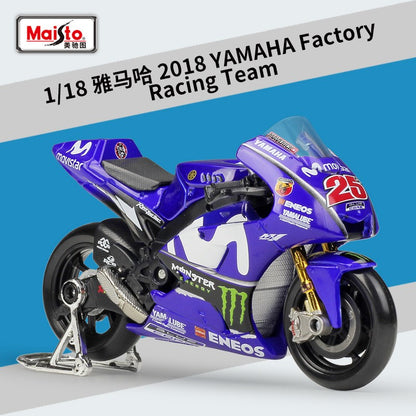 Maisto 1:18 2021 GP Racing Ducati Pramac Racing Veículos Die Cast Colecionáveis Modelo de Moto Brinquedos