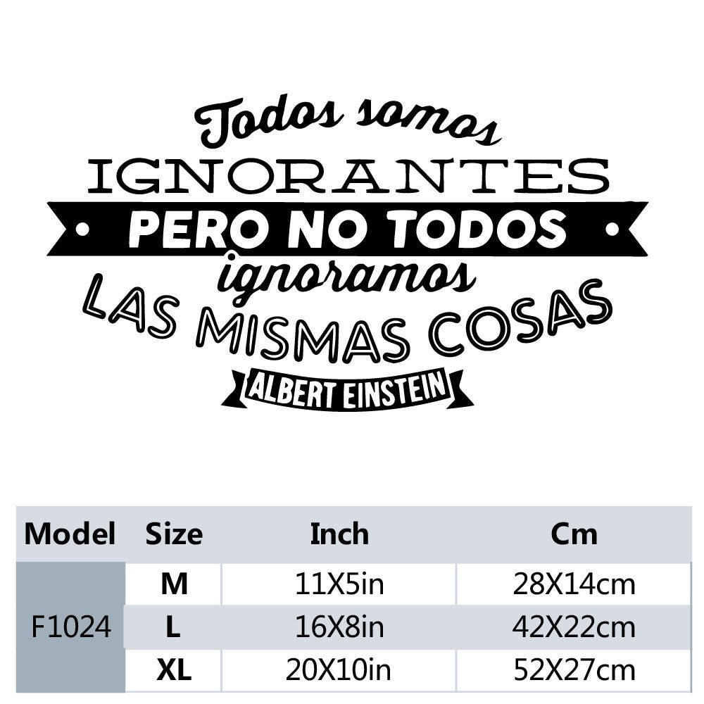 1 pc new Spanish sentence Wall Sticker Removable Wall Stickers Diy Wallpaper For Baby's Rooms Removable Decor Wall Decals